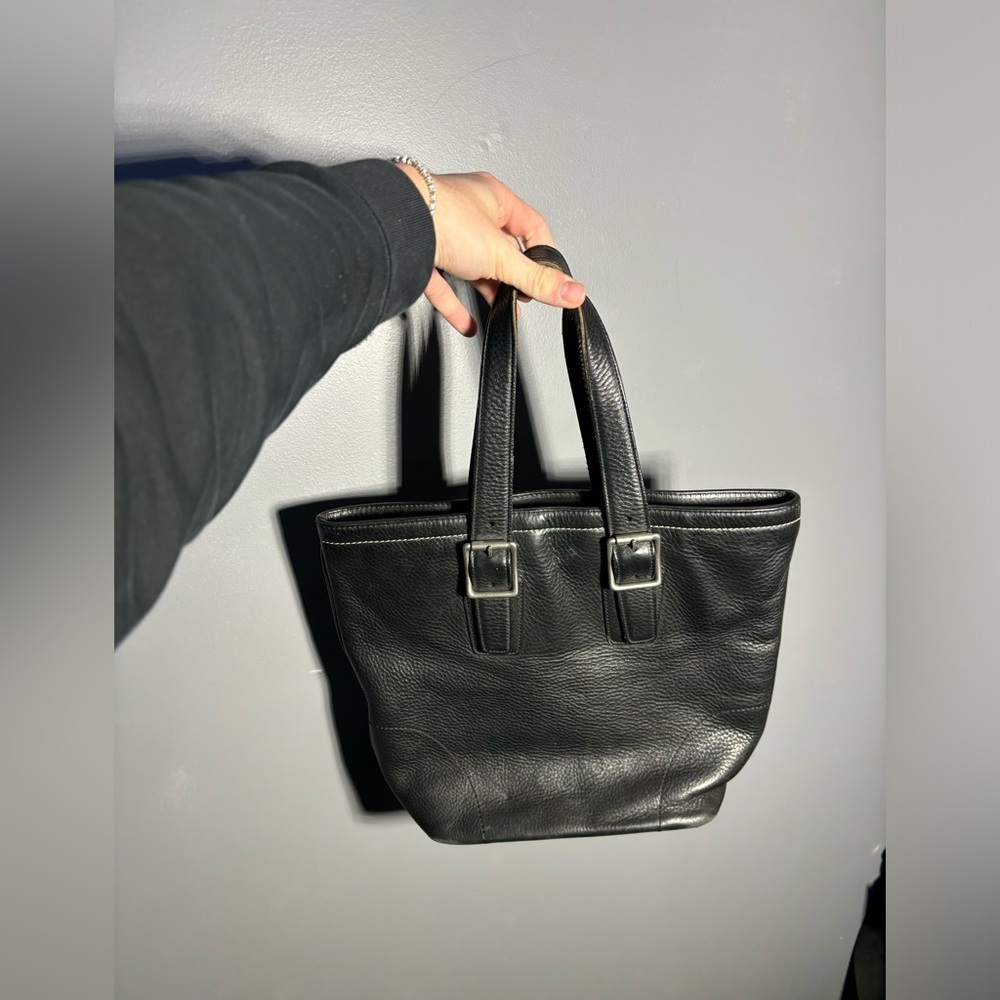 Vintage Coach 9600 Hamilton Pebbled Leather Tote Bag